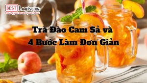 Trà Đào Cam Sả và 4 Bước Làm Đơn Giản