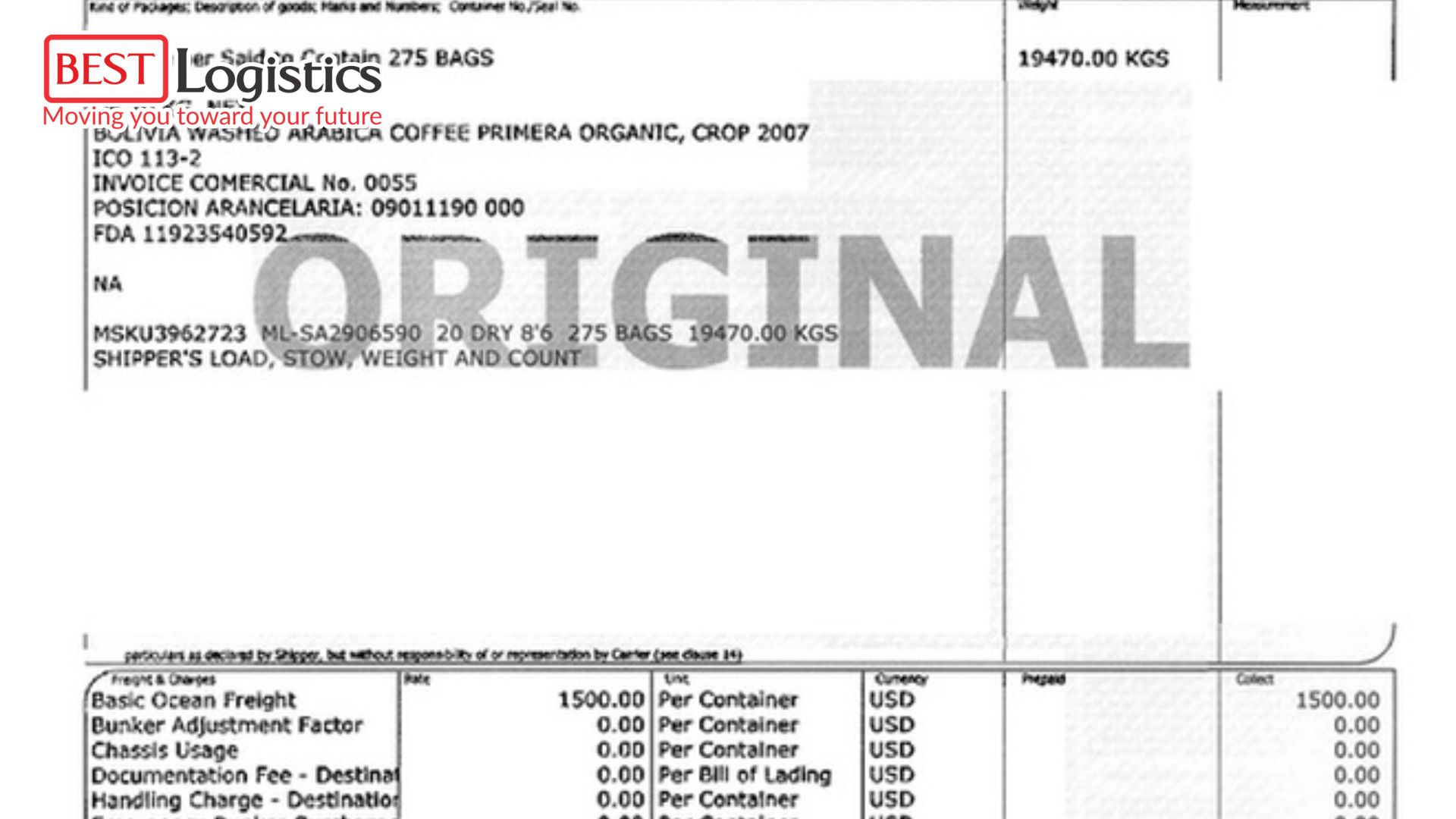 The Bill of Lading (B/L) and 5 Things You Need to Know The Bill of Lading (B/L) and 5 Things You Need to Know