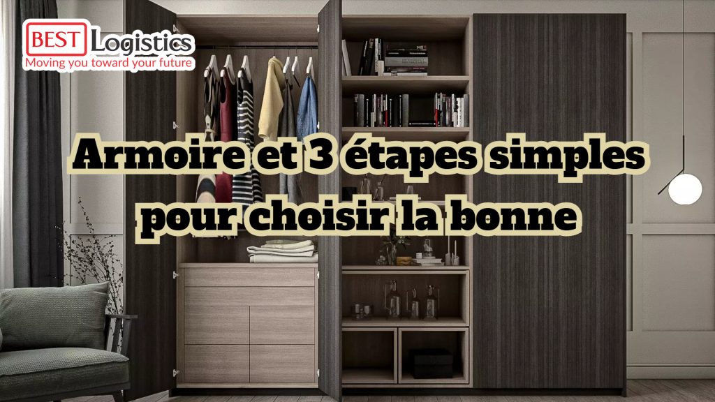 Armoire et 3 étapes simples pour choisir la bonne