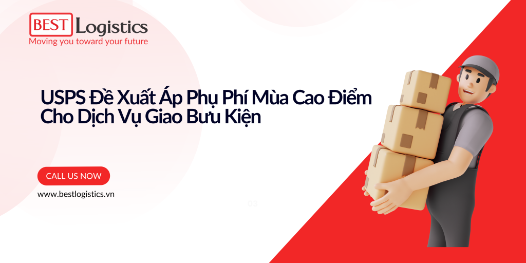 USPS Đề Xuất Áp Phụ Phí Mùa Cao Điểm Cho Dịch Vụ Giao Bưu Kiện