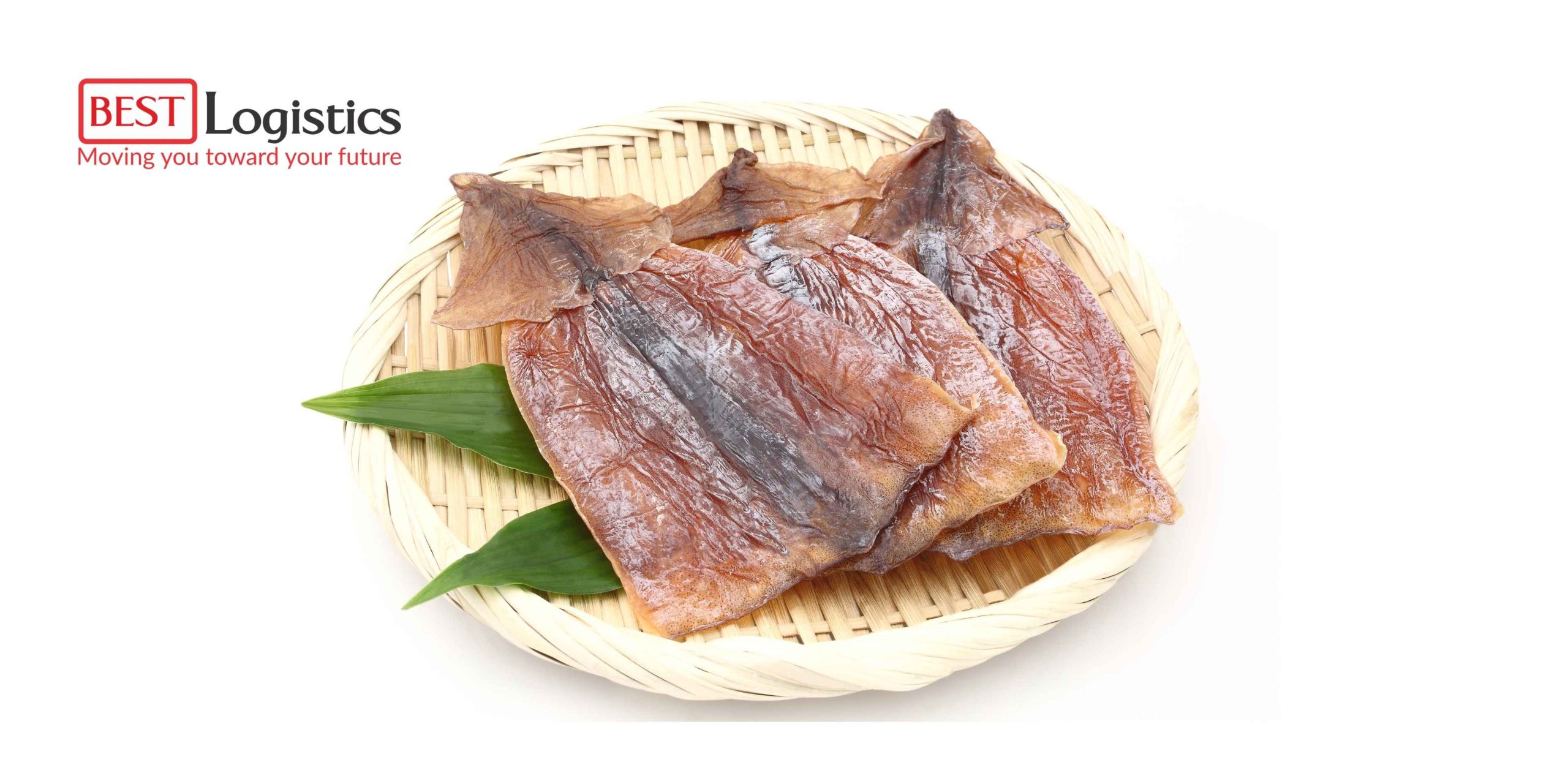 Quy trình vận chuyển cá khô bằng đường hàng không đi châu Âu