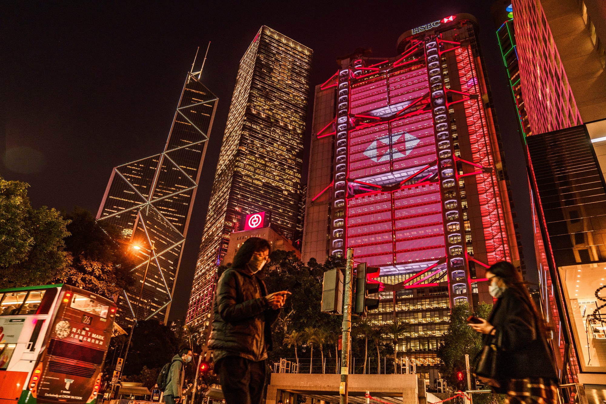 HSBC Hồng Kông – Biểu tượng tài chính quốc tế.