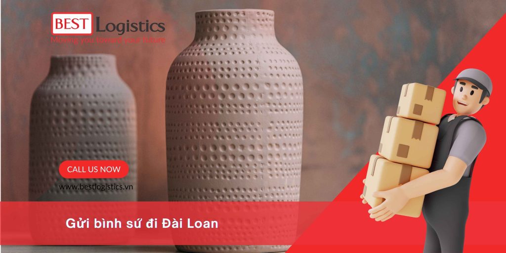 Gửi bình sứ đi Đài Loan