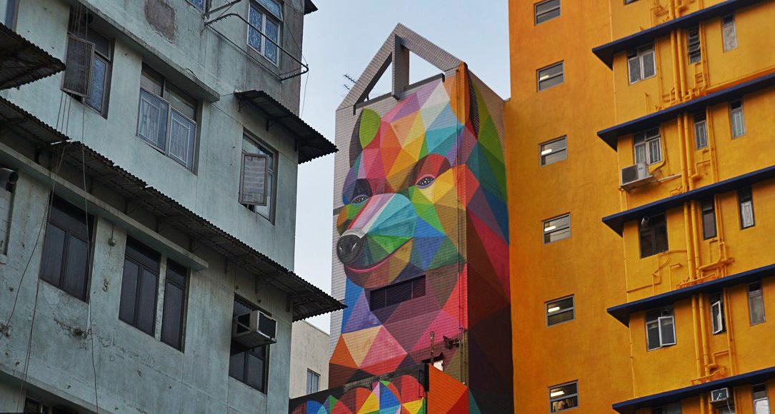 Nghệ thuật đường phố tại khu phố cũ Sham Shui Po