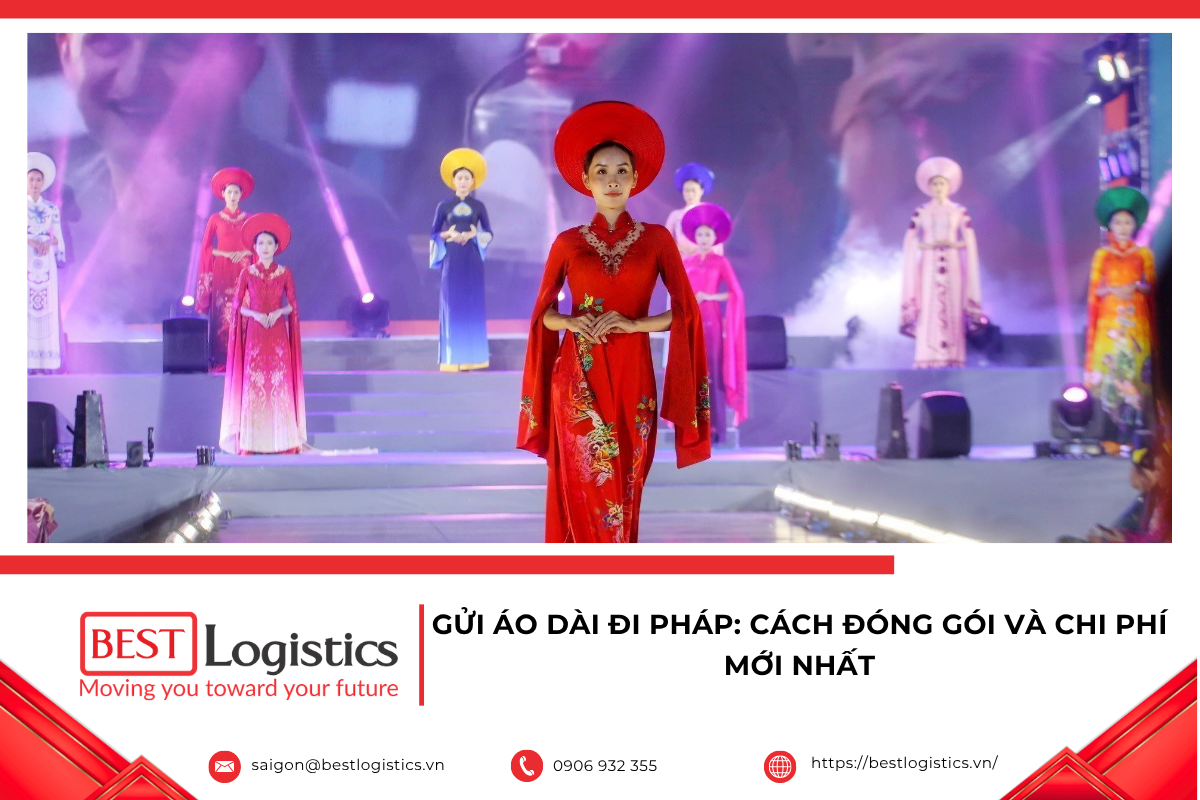 Bạn cần gửi áo dài đi Pháp? Tìm hiểu chi phí mới nhất, thời gian vận chuyển, cách đóng gói đúng chuẩn và những lưu ý quan trọng để hàng hóa đến nơi an toàn.