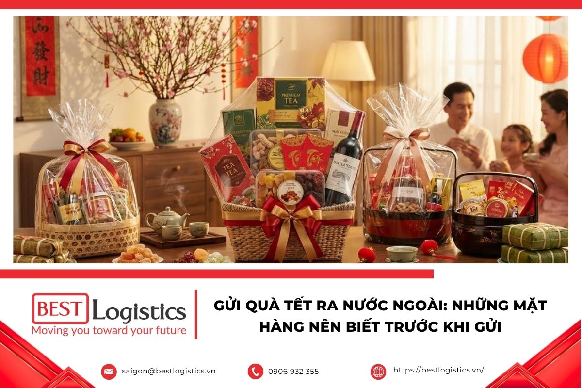 Gửi quà Tết ra nước ngoài