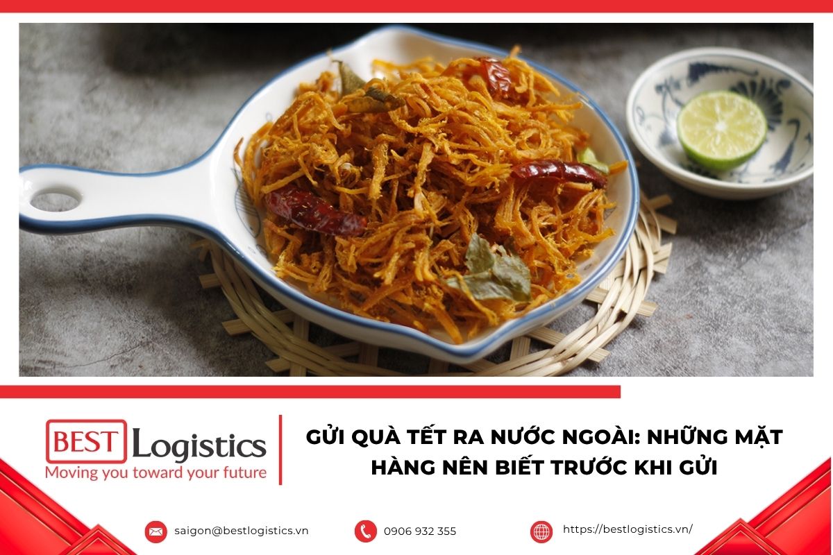 Gửi khô gà đi Nhật