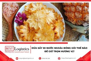 Dứa Sấy Đi Nước Ngoài